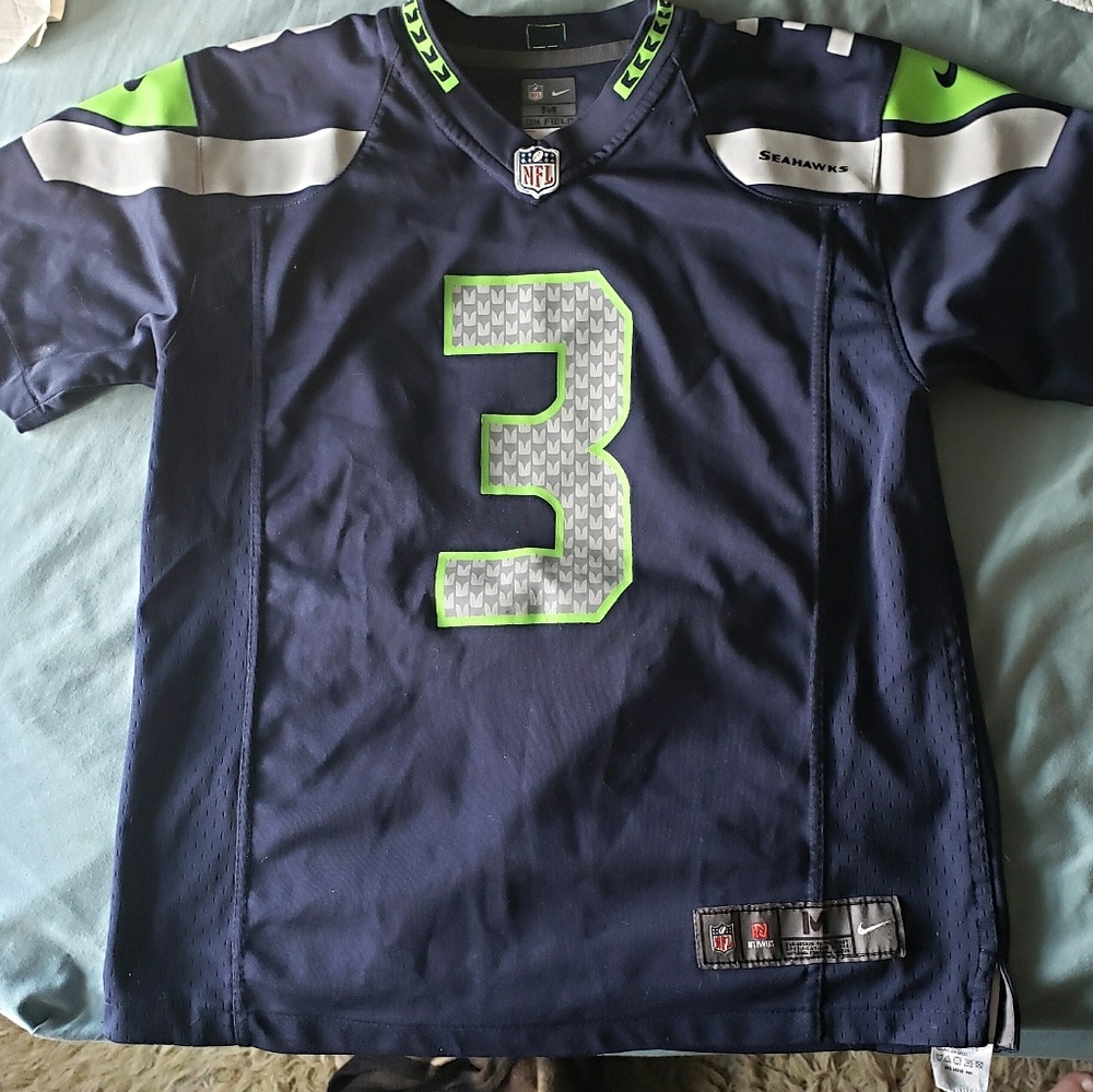 Kids Seahawk Russell Wilson jersey